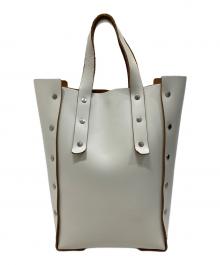HENDER SCHEME（エンダースキーマ）の古着「assemble hand bag tall M/アセムブルハンドバッグトールM」｜ホワイト