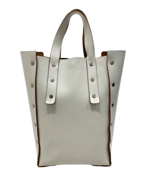 HENDER SCHEME（エンダースキーマ）HENDER SCHEME (エンダースキーマ) assemble hand bag tall M/アセムブルハンドバッグトールM ホワイトの古着・服飾アイテム