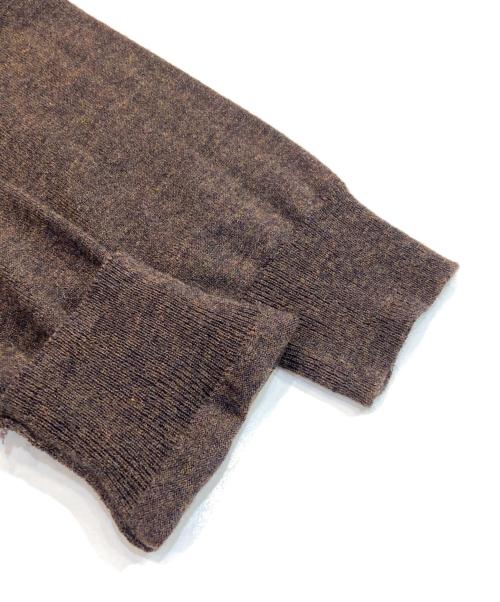 mizuiro-ind（ミズイロインド）mizuiro-ind (ミズイロインド) ニットワンピース ブラウン サイズ:記載なし 未使用品の古着・服飾アイテム