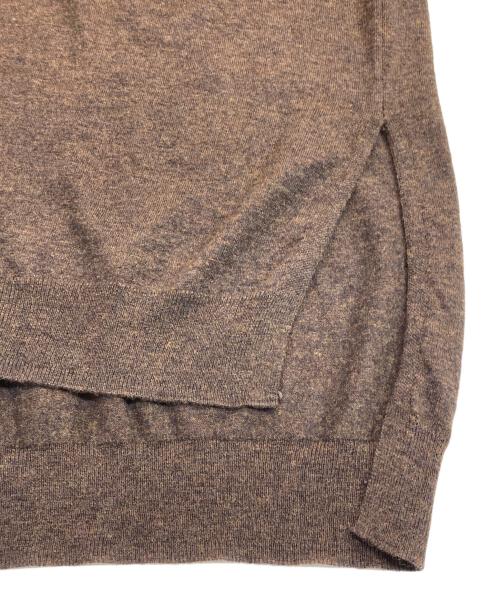 mizuiro-ind（ミズイロインド）mizuiro-ind (ミズイロインド) ニットワンピース ブラウン サイズ:記載なし 未使用品の古着・服飾アイテム