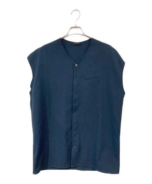 SADE（シャーデー）SADE (シャーデー) ノースリーブシャツ ネイビー サイズ:SIZE Mの古着・服飾アイテム