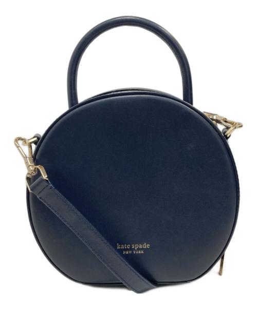 Kate Spade（ケイトスペード）Kate Spade (ケイトスペード) 2WAYサークルショルダーバッグ ネイビーの古着・服飾アイテム