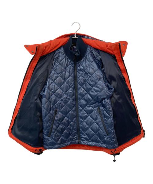 BLACK LABEL CRESTBRIDGE（ブラックレーベル クレストブリッジ）BLACK LABEL CRESTBRIDGE (ブラックレーベル クレストブリッジ) 中綿ライナー付きダウンジャケット オレンジ サイズ:Mの古着・服飾アイテム