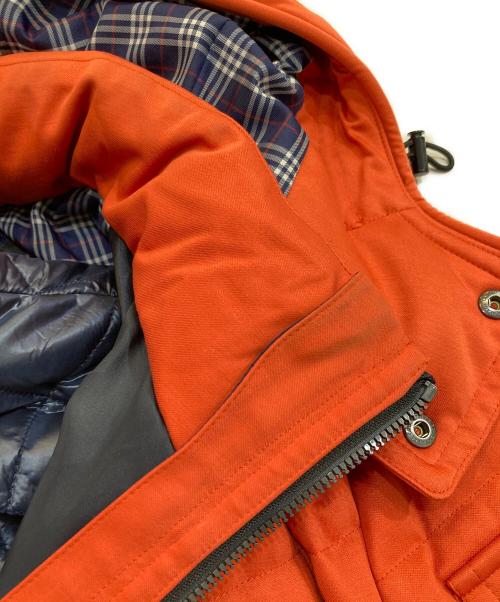 BLACK LABEL CRESTBRIDGE（ブラックレーベル クレストブリッジ）BLACK LABEL CRESTBRIDGE (ブラックレーベル クレストブリッジ) 中綿ライナー付きダウンジャケット オレンジ サイズ:Mの古着・服飾アイテム