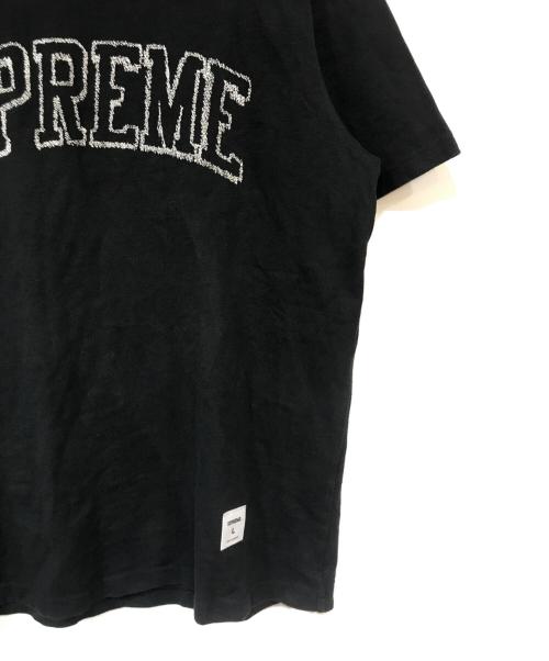 SUPREME（シュプリーム）SUPREME (シュプリーム) SKETCH EMBROIDERED S/S TOP ブラック サイズ:Lの古着・服飾アイテム