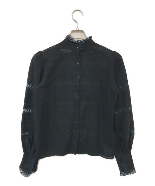 ISABEL MARANT（イザベルマラン）ISABEL MARANT (イザベルマラン) 刺繍ブラウス ブラック サイズ:SIZE 36の古着・服飾アイテム