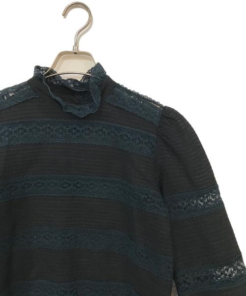 ISABEL MARANT（イザベルマラン）ISABEL MARANT (イザベルマラン) 刺繍ブラウス ブラック サイズ:SIZE 36の古着・服飾アイテム