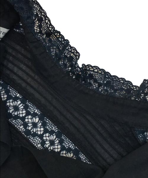 ISABEL MARANT（イザベルマラン）ISABEL MARANT (イザベルマラン) 刺繍ブラウス ブラック サイズ:SIZE 36の古着・服飾アイテム