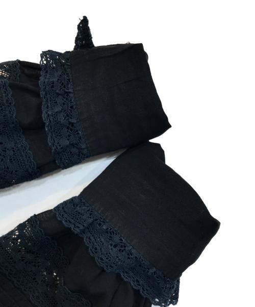 ISABEL MARANT（イザベルマラン）ISABEL MARANT (イザベルマラン) 刺繍ブラウス ブラック サイズ:SIZE 36の古着・服飾アイテム