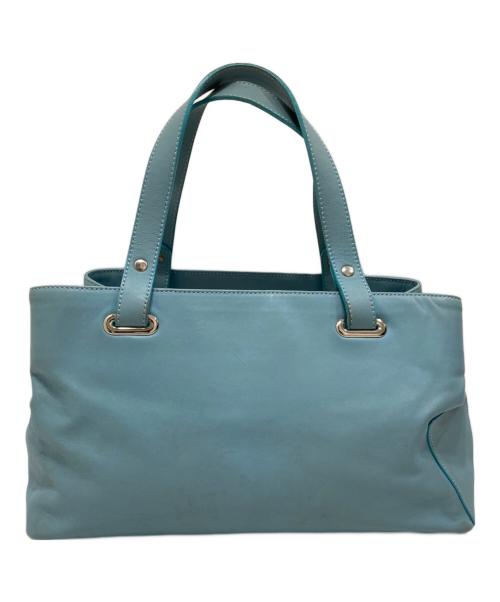 EMPORIO ARMANI（エンポリオアルマーニ）EMPORIO ARMANI (エンポリオアルマーニ) ハンドバッグ スカイブルーの古着・服飾アイテム