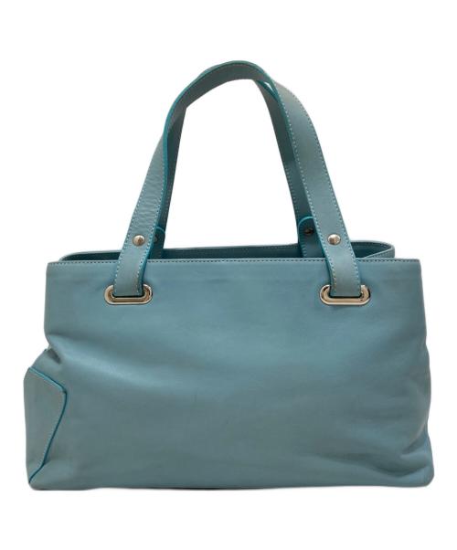 EMPORIO ARMANI（エンポリオアルマーニ）EMPORIO ARMANI (エンポリオアルマーニ) ハンドバッグ スカイブルーの古着・服飾アイテム