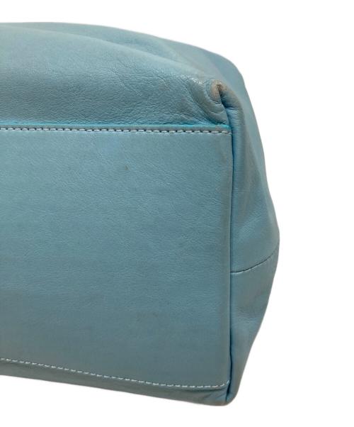 EMPORIO ARMANI（エンポリオアルマーニ）EMPORIO ARMANI (エンポリオアルマーニ) ハンドバッグ スカイブルーの古着・服飾アイテム