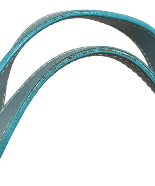 EMPORIO ARMANI（エンポリオアルマーニ）EMPORIO ARMANI (エンポリオアルマーニ) ハンドバッグ スカイブルーの古着・服飾アイテム