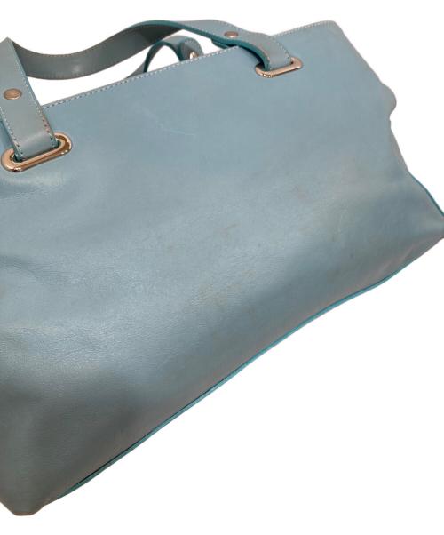 EMPORIO ARMANI（エンポリオアルマーニ）EMPORIO ARMANI (エンポリオアルマーニ) ハンドバッグ スカイブルーの古着・服飾アイテム