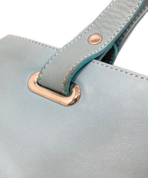 EMPORIO ARMANI（エンポリオアルマーニ）EMPORIO ARMANI (エンポリオアルマーニ) ハンドバッグ スカイブルーの古着・服飾アイテム