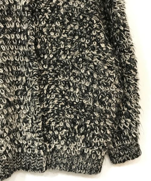 CLANE（クラネ）CLANE (クラネ) MIX LOOP MOHAIR KNIT CARDIGAN グレー サイズ:1の古着・服飾アイテム