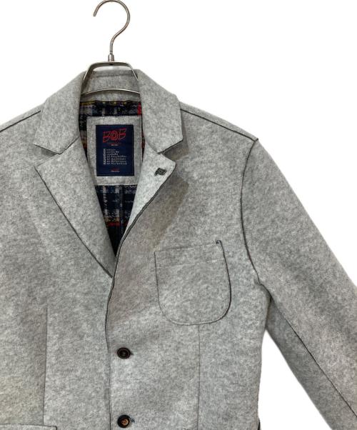 BOB JAPAN（ボブジャパン）BOB JAPAN (ボブジャパン) ボンディングジャケット グレー サイズ:1048の古着・服飾アイテム