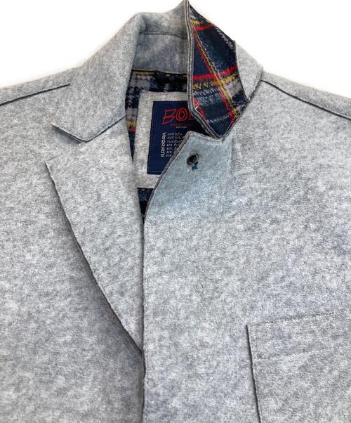 BOB JAPAN（ボブジャパン）BOB JAPAN (ボブジャパン) ボンディングジャケット グレー サイズ:1048の古着・服飾アイテム