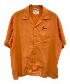 KING LOUIEキングルイ）の古着「60s bowling S/S shirts」｜オレンジ