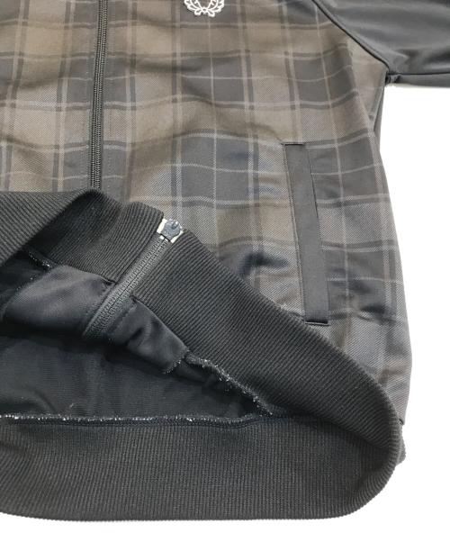 FRED PERRY（フレッドペリー）FRED PERRY (フレッドペリー) シャドーチェックトラクジャケット ブラック サイズ:SSの古着・服飾アイテム