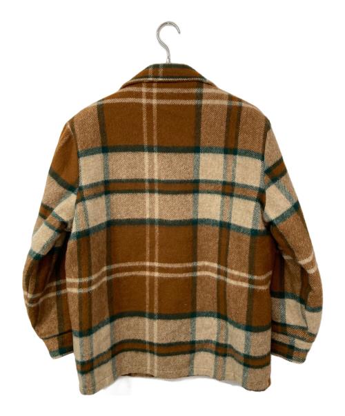 WOOLRICH（ウールリッチ）WOOLRICH (ウールリッチ) ライナー付きチェックシャツジャケット ブラウン サイズ:Mの古着・服飾アイテム