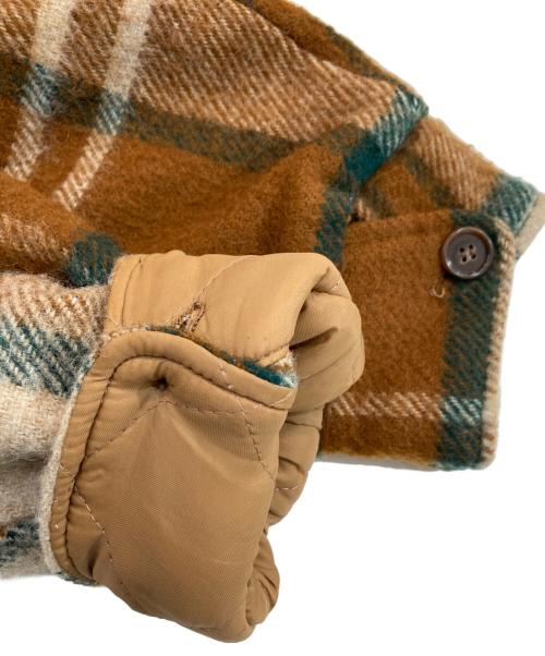 WOOLRICH（ウールリッチ）WOOLRICH (ウールリッチ) ライナー付きチェックシャツジャケット ブラウン サイズ:Mの古着・服飾アイテム