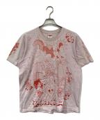 SUPREMEシュプリーム）の古着「Downtown Tee」｜ピンク