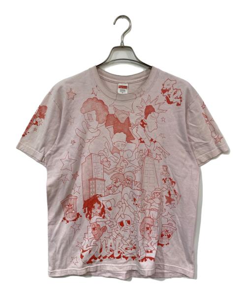 SUPREME（シュプリーム）SUPREME (シュプリーム) Downtown Tee ピンク サイズ:Mの古着・服飾アイテム