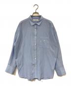 HER LIP TOハーリップトゥ）の古着「Have It All Stripe Shirt」｜スカイブルー