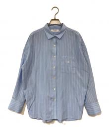 HER LIP TO（ハーリップトゥ）の古着「Have It All Stripe Shirt」｜スカイブルー