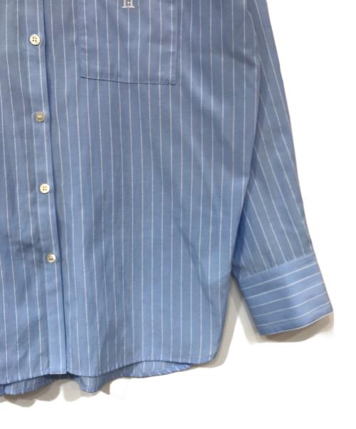 HER LIP TO（ハーリップトゥ）Her lip to (ハーリップトゥ) Have It All Stripe Shirt スカイブルー サイズ:Sの古着・服飾アイテム