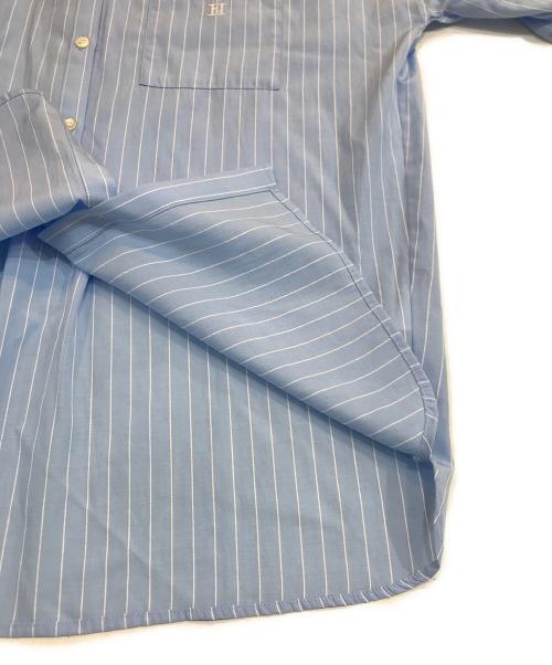 HER LIP TO（ハーリップトゥ）Her lip to (ハーリップトゥ) Have It All Stripe Shirt スカイブルー サイズ:Sの古着・服飾アイテム