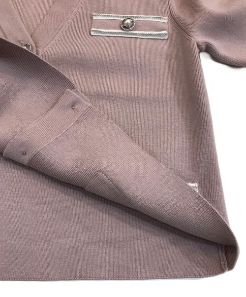 HER LIP TO（ハーリップトゥ）Her lip to (ハーリップトゥ) Lerici Cropped Knit Cardigan ピンク サイズ:Sの古着・服飾アイテム