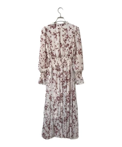 Snidel（スナイデル）Snidel (スナイデル) プリーツプリントワンピース ピンク サイズ:SIZE 0の古着・服飾アイテム