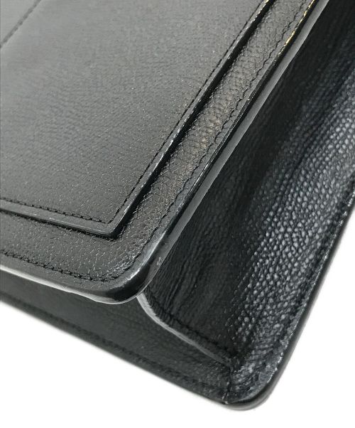 Valextra（ヴァレクストラ）Valextra (ヴァレクストラ) Boxy Micro ブラックの古着・服飾アイテム