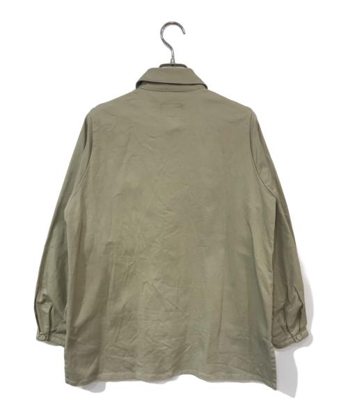 foufou（フーフー）foufou (フーフー) shirts collar flap blouse/シャツカラーフラップブラウス ベージュ サイズ:-の古着・服飾アイテム