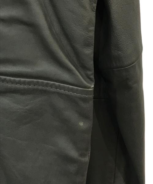 G-STAR RAW（ジースターロゥ）G-STAR RAW (ジースターロゥ) LOCKSTART LEATHER JKT/ロックスターレジャージャケット グレー サイズ:SIZE Sの古着・服飾アイテム