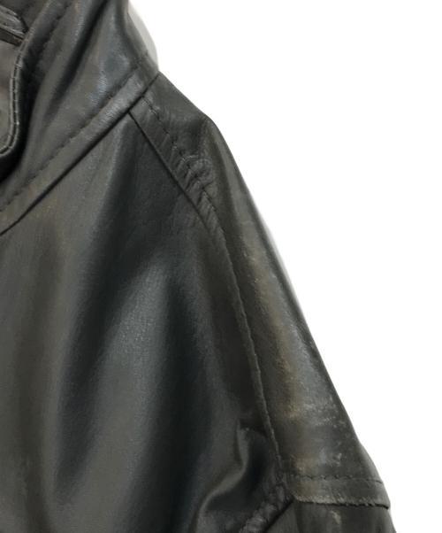 G-STAR RAW（ジースターロゥ）G-STAR RAW (ジースターロゥ) LOCKSTART LEATHER JKT/ロックスターレジャージャケット グレー サイズ:SIZE Sの古着・服飾アイテム