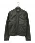 G-STAR RAW（ジースターロゥ）の古着「LOCKSTART LEATHER JKT/ロックスターレジャージャケット」｜グレー