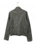 G-STAR RAW (ジースターロゥ) LOCKSTART LEATHER JKT/ロックスターレジャージャケット グレー サイズ:SIZE S：6000円