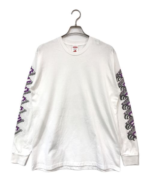 SUPREME（シュプリーム）Supreme (シュプリーム) Strawberries L/S Tee ホワイト サイズ:Mの古着・服飾アイテム