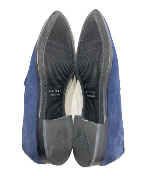 REGAL（リーガル）REGAL (リーガル) スウェードコインローファー ネイビー サイズ:25.5cmの古着・服飾アイテム