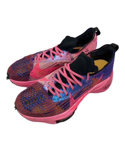 NIKE（ナイキ）NIKE (ナイキ) OFFWHITE (オフホワイト) Air Zoom Tempo Next%Flyknit/エアズームテンポネクスト%フライニット Pink Glow サイズ:SIZE 27cmの古着・服飾アイテム