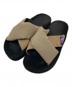 THE NORTHFACE PURPLELABELザ・ノースフェイス パープルレーベル）の古着「Lounge Nuptse Sandal」｜ベージュ