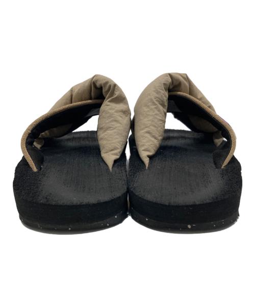 THE NORTHFACE PURPLELABEL（ザ・ノースフェイス パープルレーベル）THE NORTHFACE PURPLELABEL (ザ・ノースフェイス パープルレーベル) Lounge Nuptse Sandal ベージュ サイズ:24cmの古着・服飾アイテム