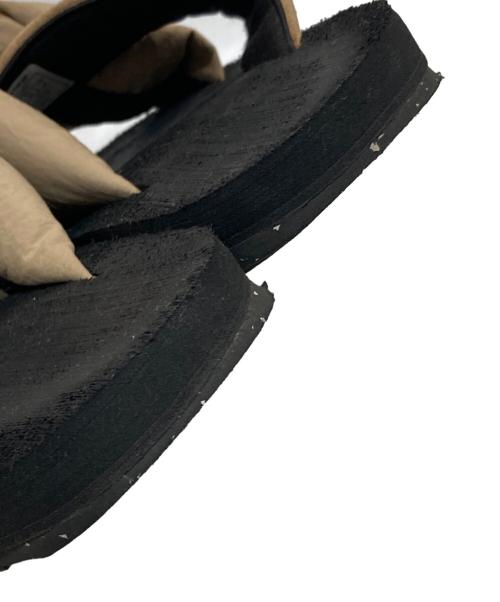 THE NORTHFACE PURPLELABEL（ザ・ノースフェイス パープルレーベル）THE NORTHFACE PURPLELABEL (ザ・ノースフェイス パープルレーベル) Lounge Nuptse Sandal ベージュ サイズ:24cmの古着・服飾アイテム