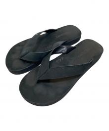 MINEDENIM×EL NIDO FLIPS（マインデニム×エル ニド フリップス）の古着「別注Nuback Leather Sandals」｜ブラック