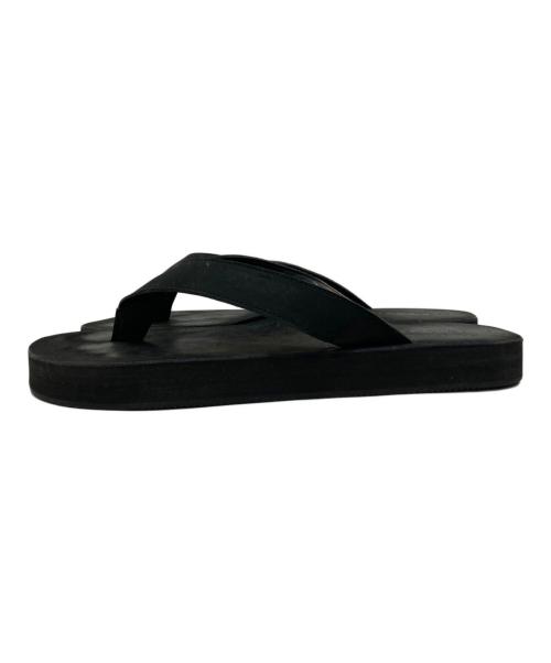 MINEDENIM（マインデニム）MINEDENIM (マインデニム) EL NIDO FLIPS (エル ニド フリップス) 別注Nuback Leather Sandals ブラック サイズ:42の古着・服飾アイテム
