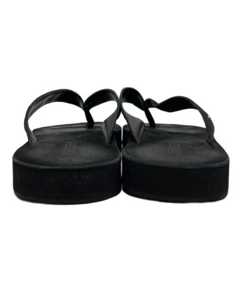 MINEDENIM（マインデニム）MINEDENIM (マインデニム) EL NIDO FLIPS (エル ニド フリップス) 別注Nuback Leather Sandals ブラック サイズ:42の古着・服飾アイテム