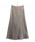 AP STUDIO（エーピーストゥディオ）の古着「サテンフレアスカート」｜ベージュ